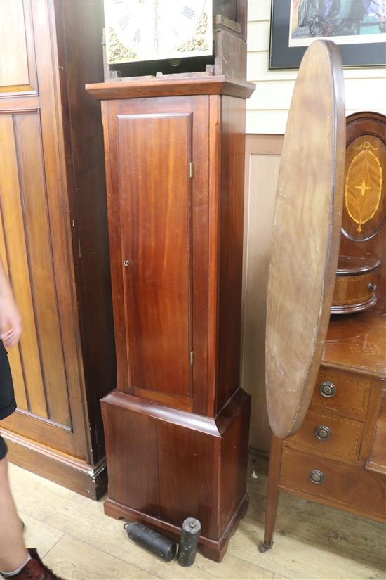 An eight day longcase clock, H.215cm